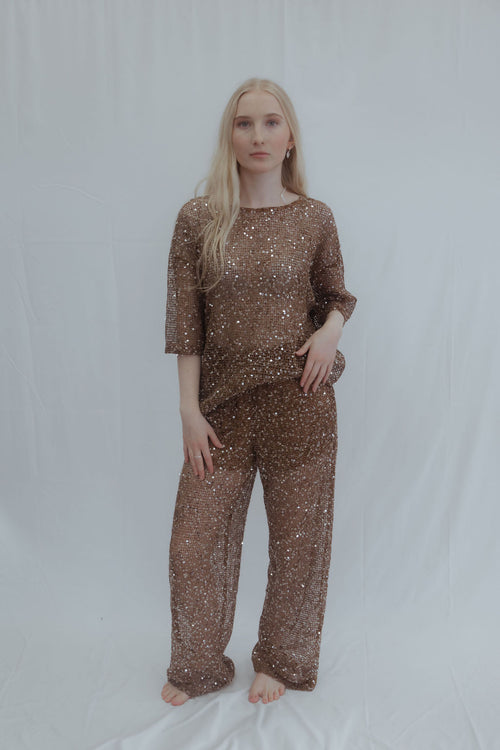 Bronzed Beauty Sequin Set