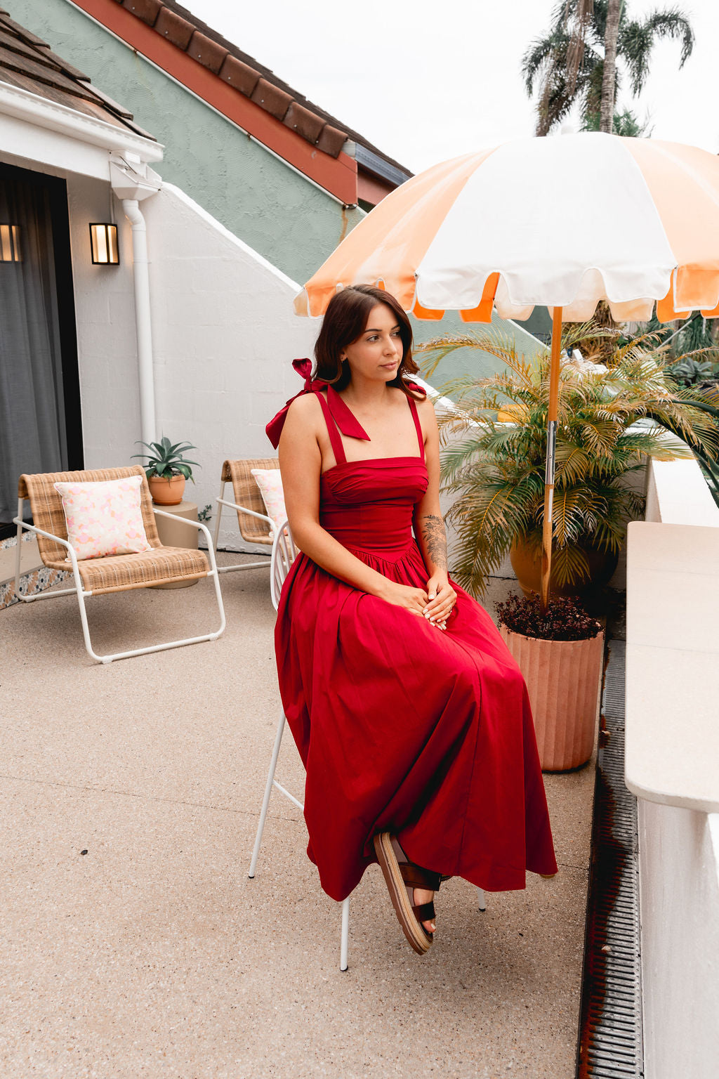 Red Long Dress
