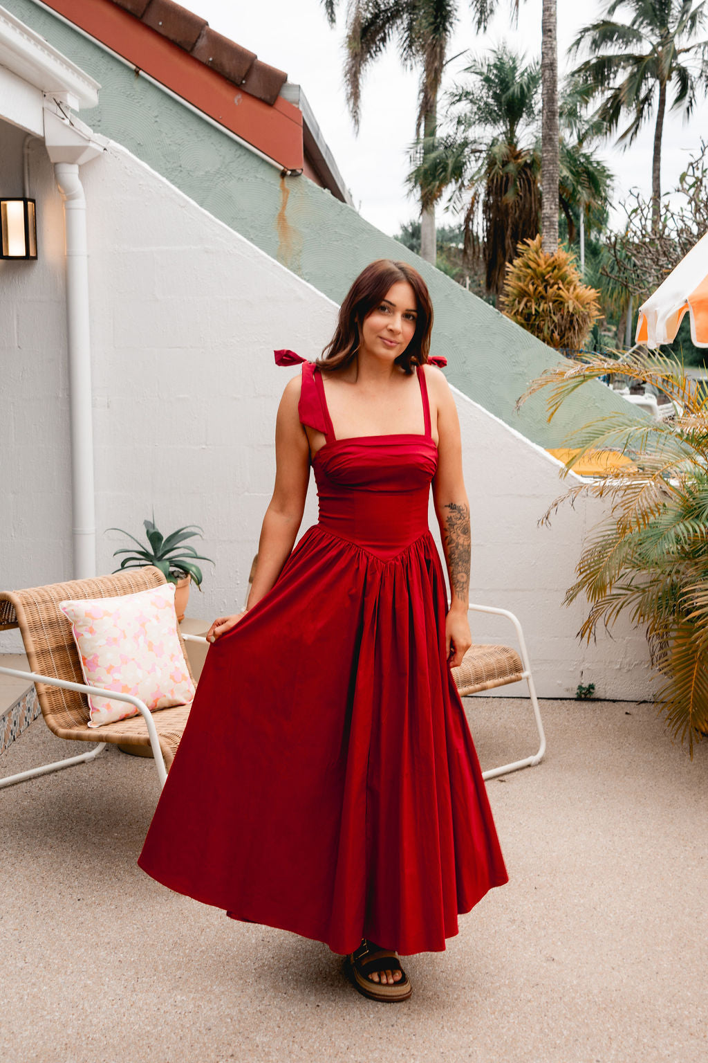 Red Long Dress