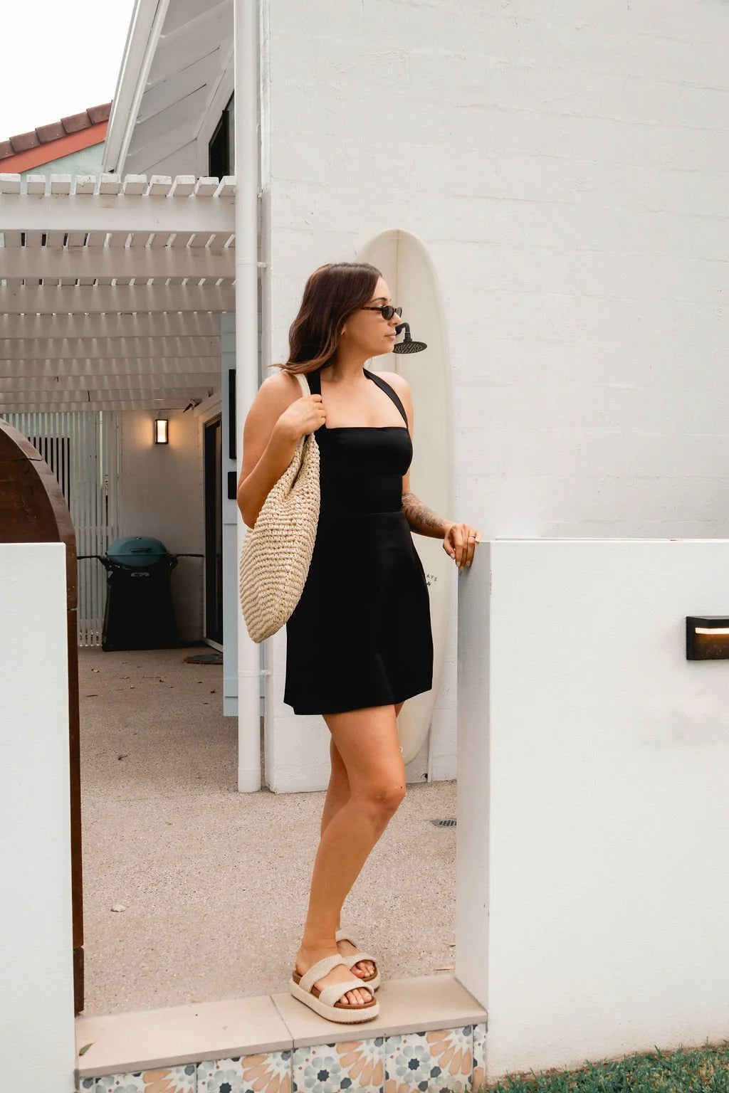 Black Halter Neck Dress