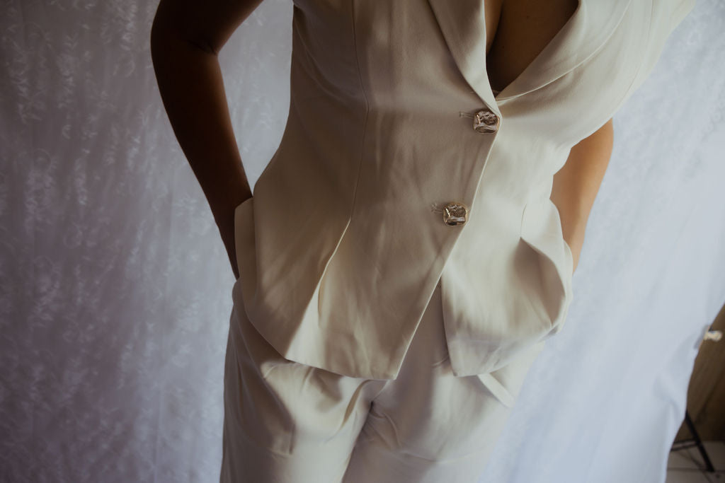 Oyster Pant Suit