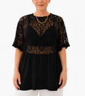 Black Lace Tee