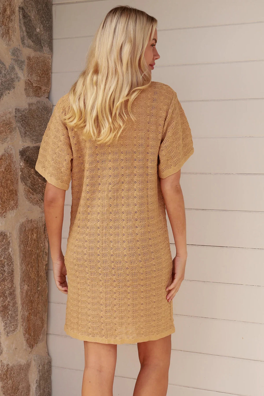 Mustard Knitted Dress