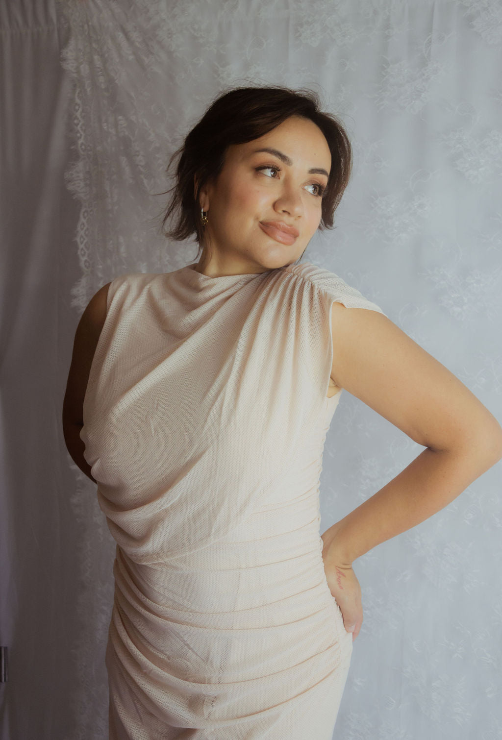 Elegant Mesh Dress